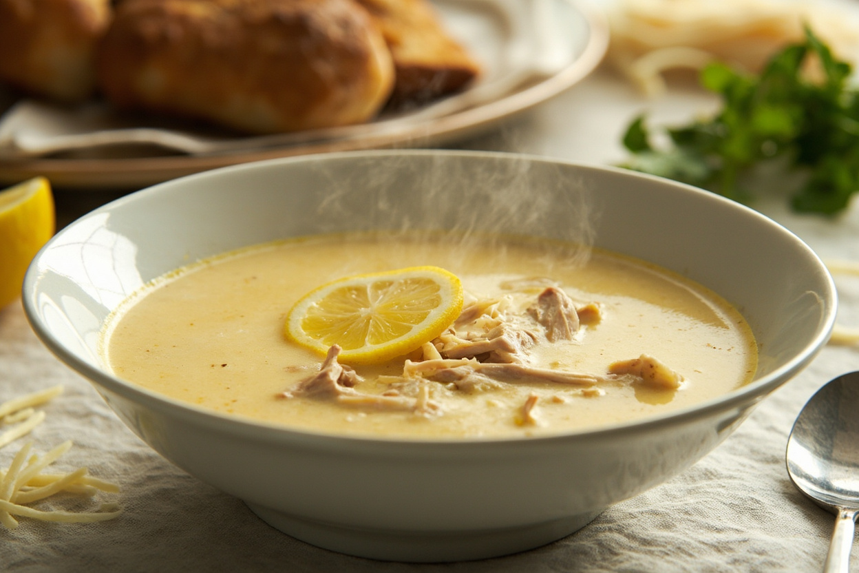 Parmesan and Lemon Chicken Soup