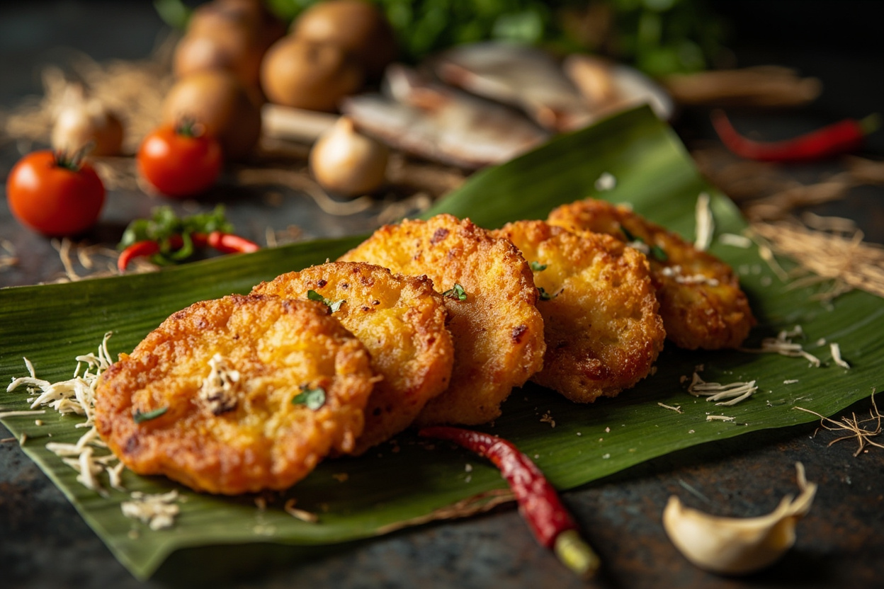 Perkedel Crisp Potato Fritters with Shallot