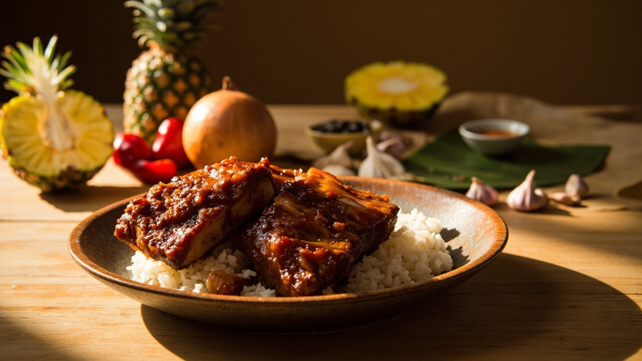 Pineapple Pork Belly Barbecue