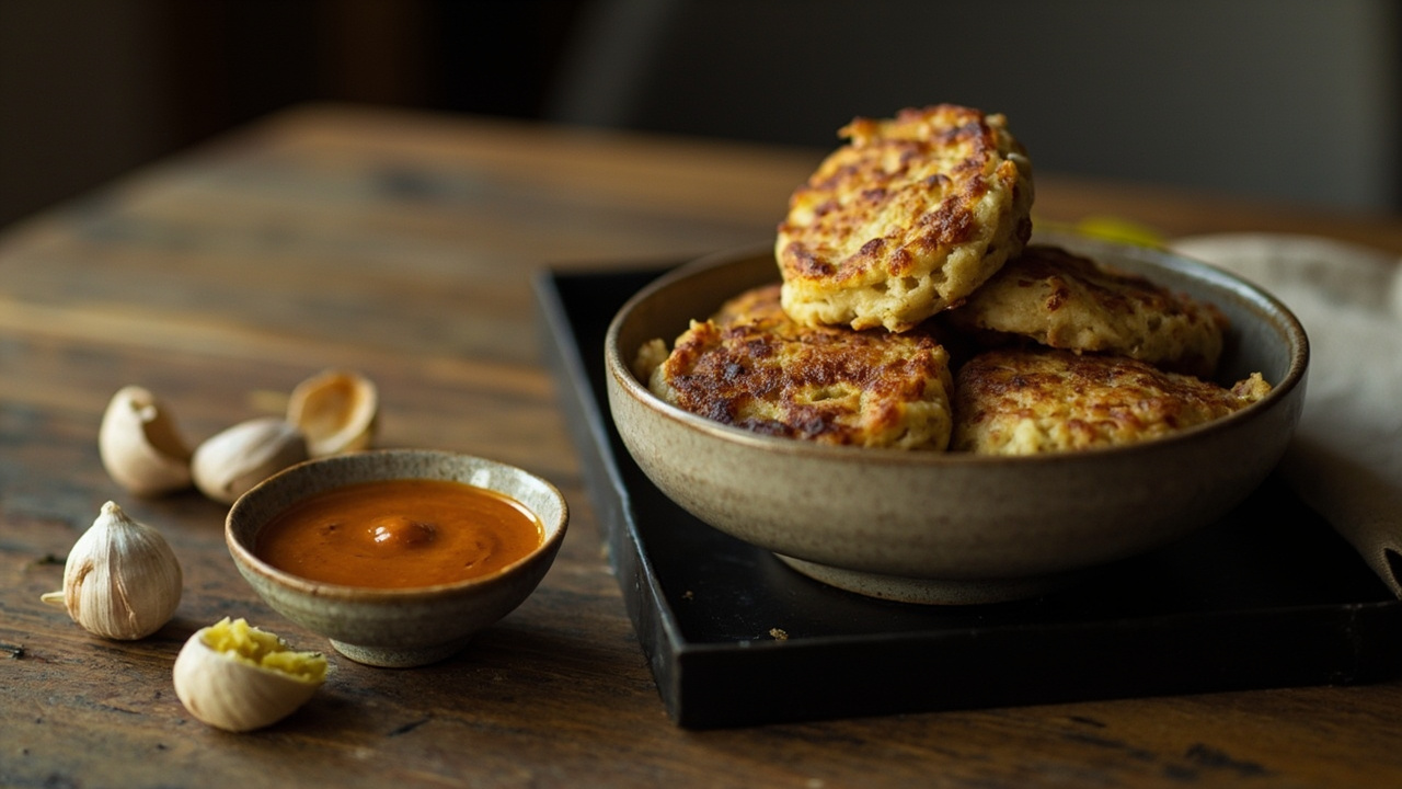 Pinto Bean and Kombu Dashi Patties with Smoked Paprika Aioli
