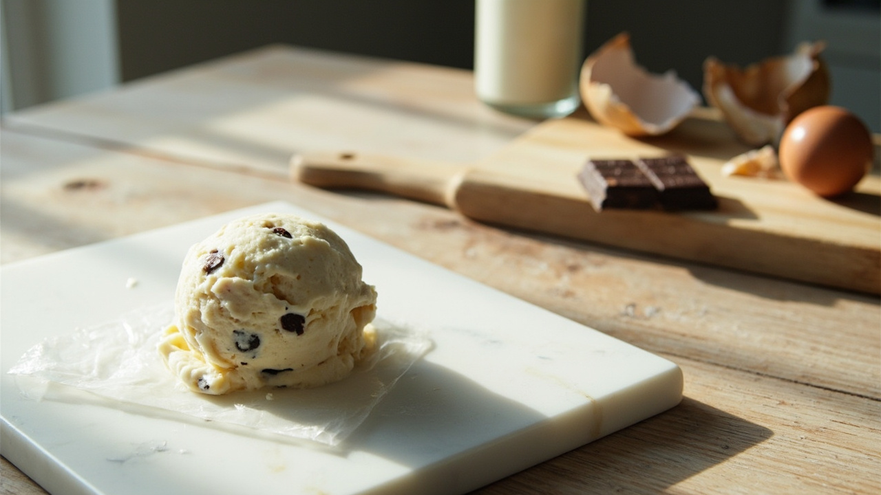Ricotta and Chocolate Chip Gelato