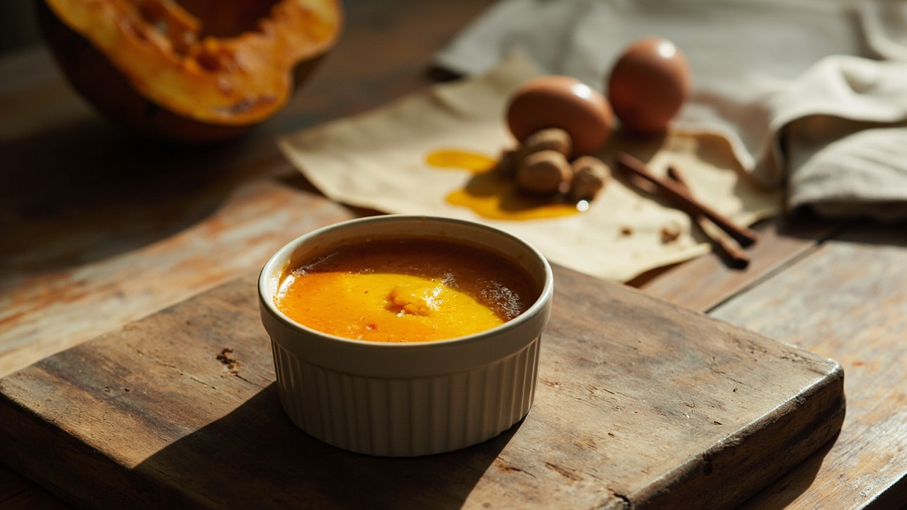 Roasted Butternut Squash Honey Custard