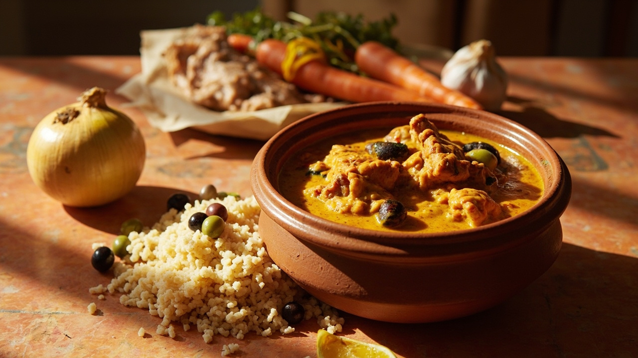 Saffron & Honey Chicken Tagine