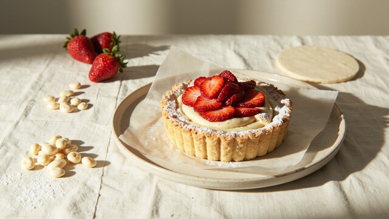 Sakura White Bean Tart