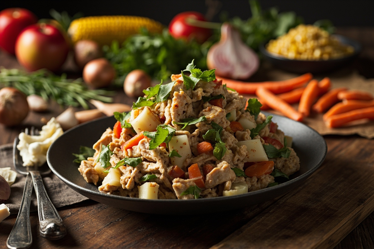 Salpicão Brazilian Chicken and Apple Salad