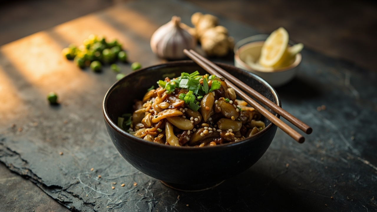 Savory Soybean Stir-Fry