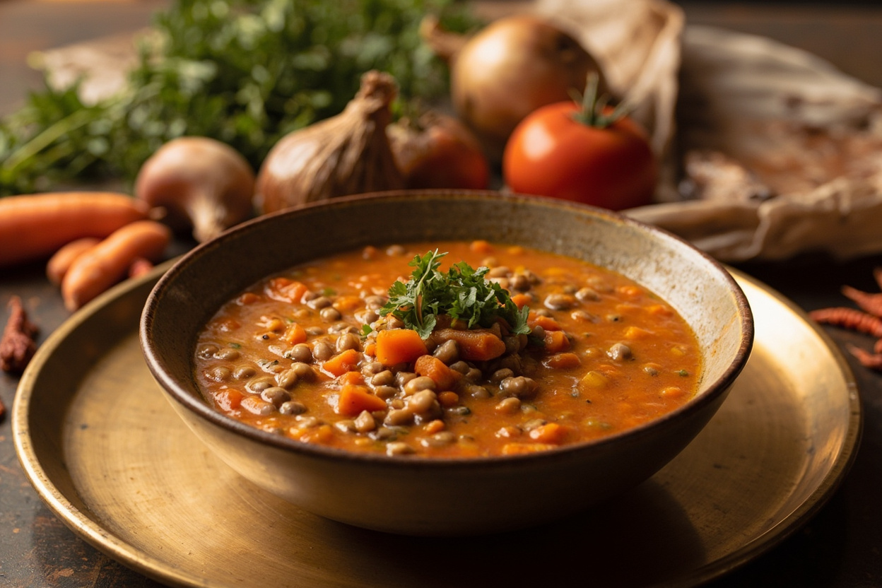 Senegalese Lentil and Carrot Soup
