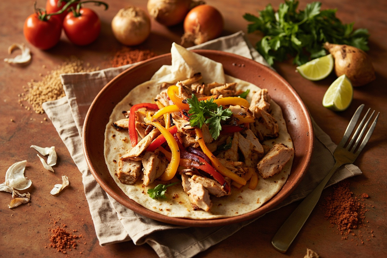 Sheet-Pan Chile-Lime Chicken Fajitas