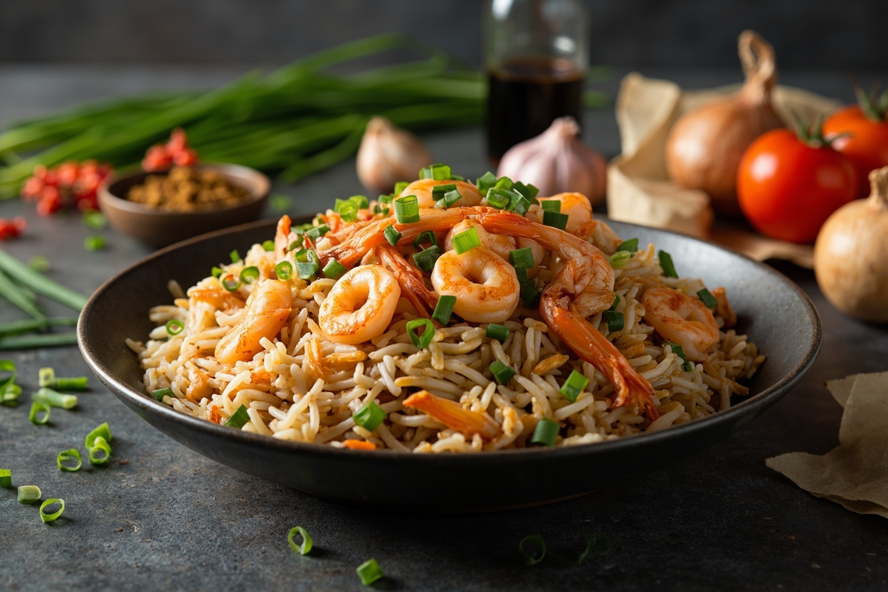 Shrimp and Egg Fried Rice