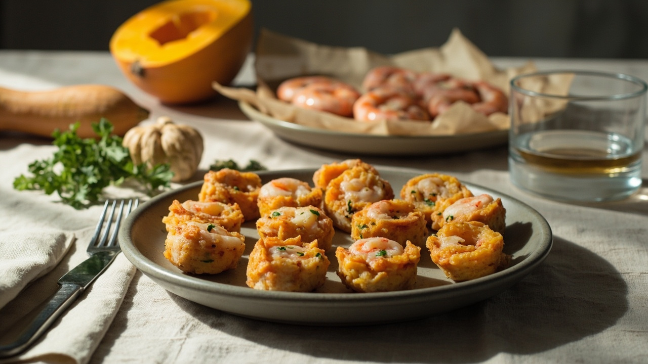 Shrimp & Butternut Squash Bites