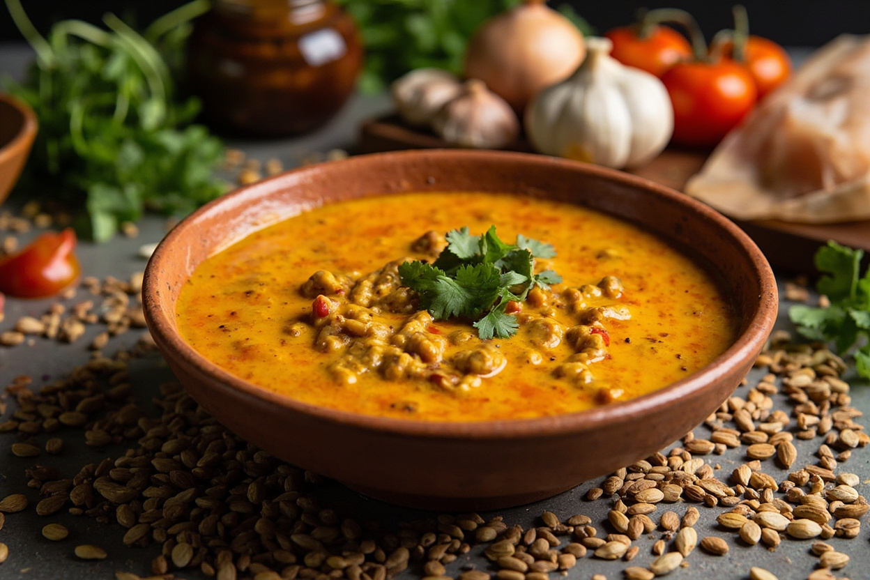 Sizzled-Cumin Red Lentil Dal