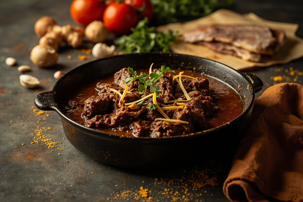 Slow Beef Nihari with Ginger Threads