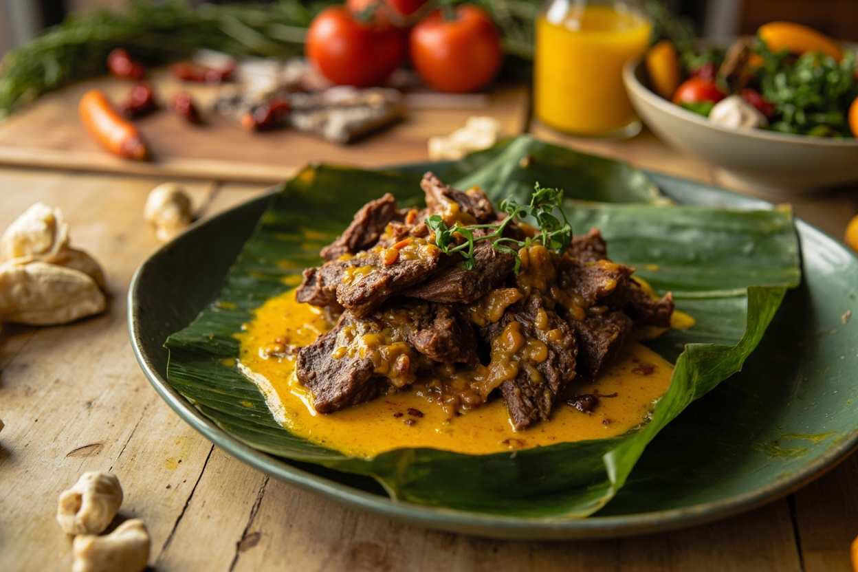 Slow Beef with Toasted Chile, Ginger and Turmeric