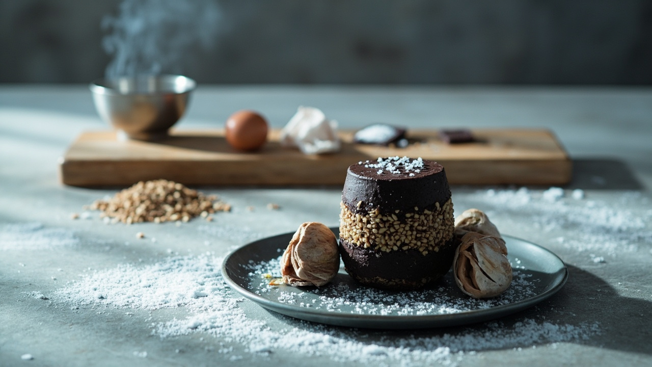 Smoked Vanilla and Buckwheat Frozen Parfait