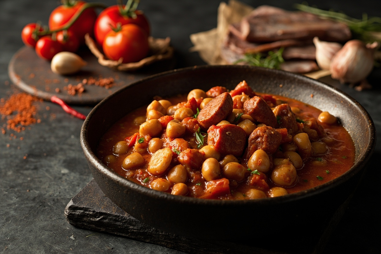 Smoky Chickpea and Sausage Stew