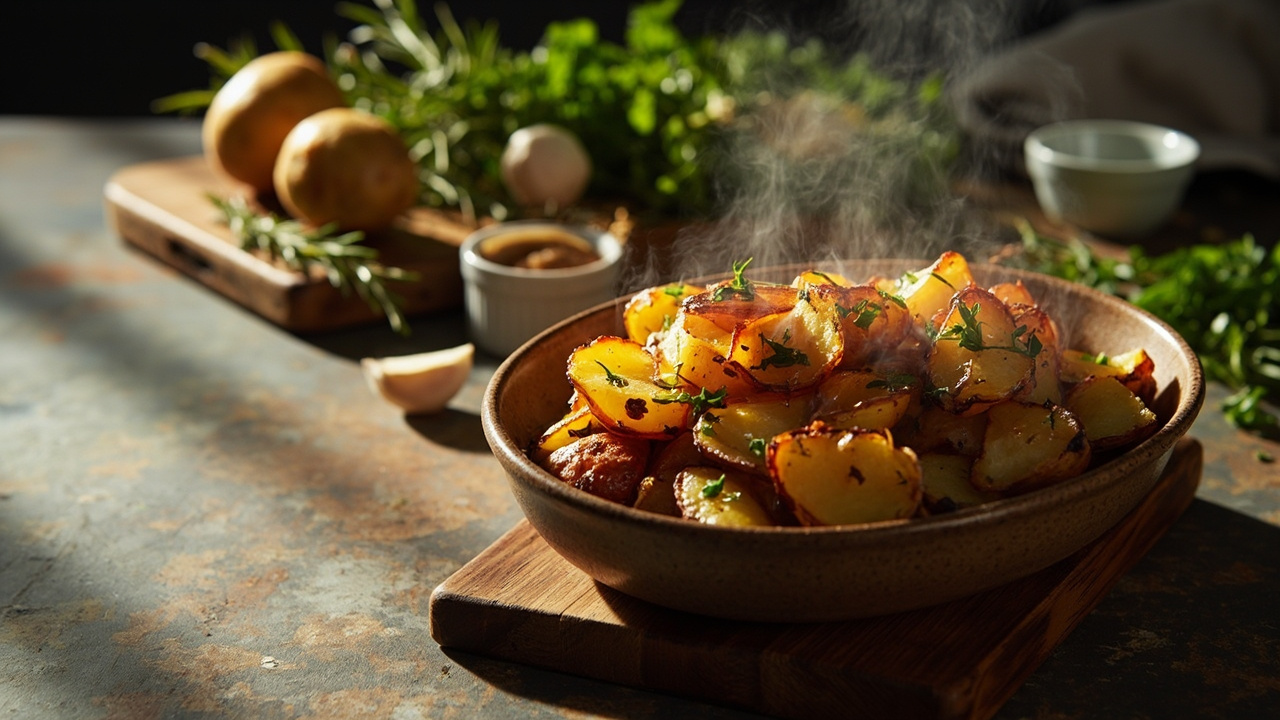 Smoky Roasted Potato Pack with Garlic and Fresh Herbs