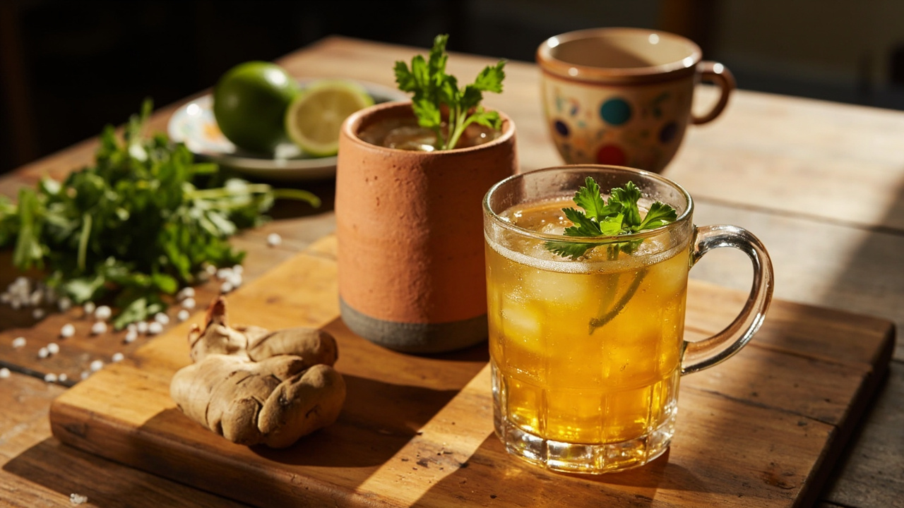 Smoky Tequila & Ginger Fizz