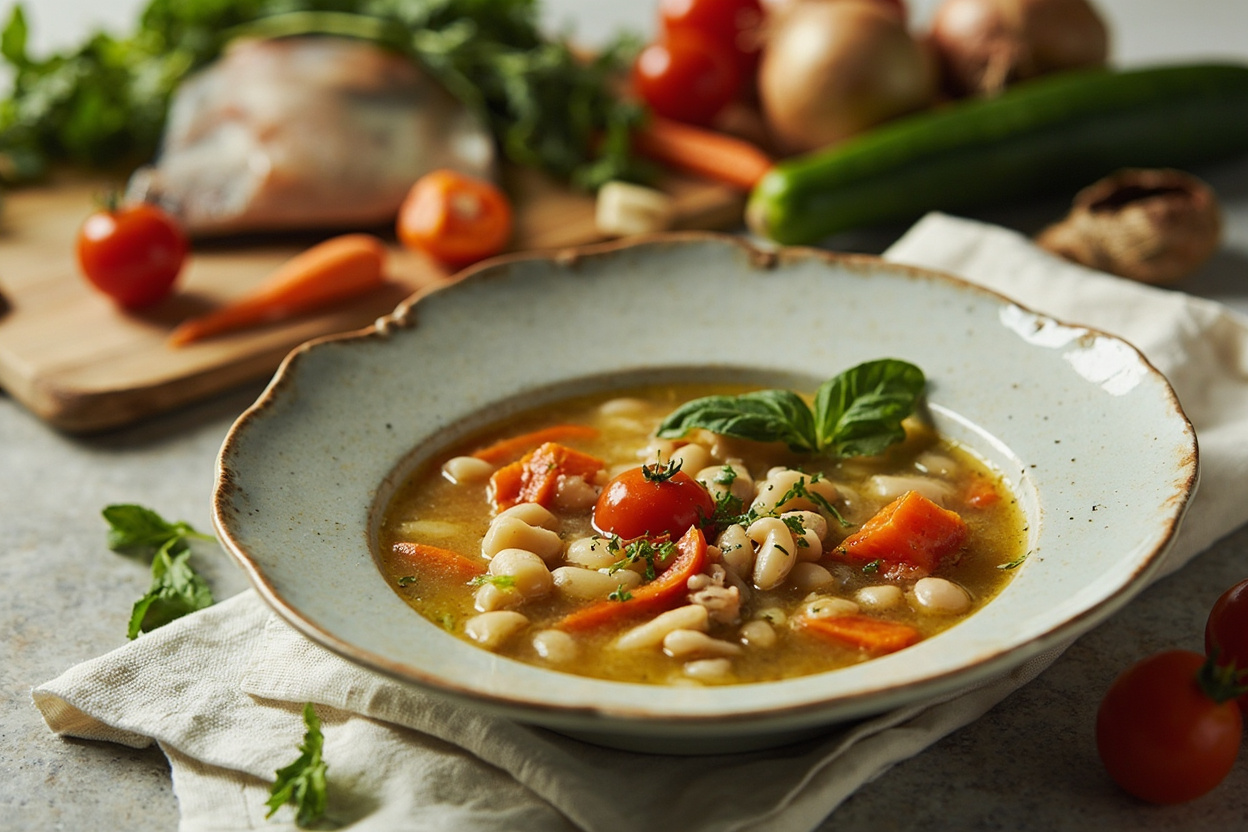 Soupe au Pistou with White Beans