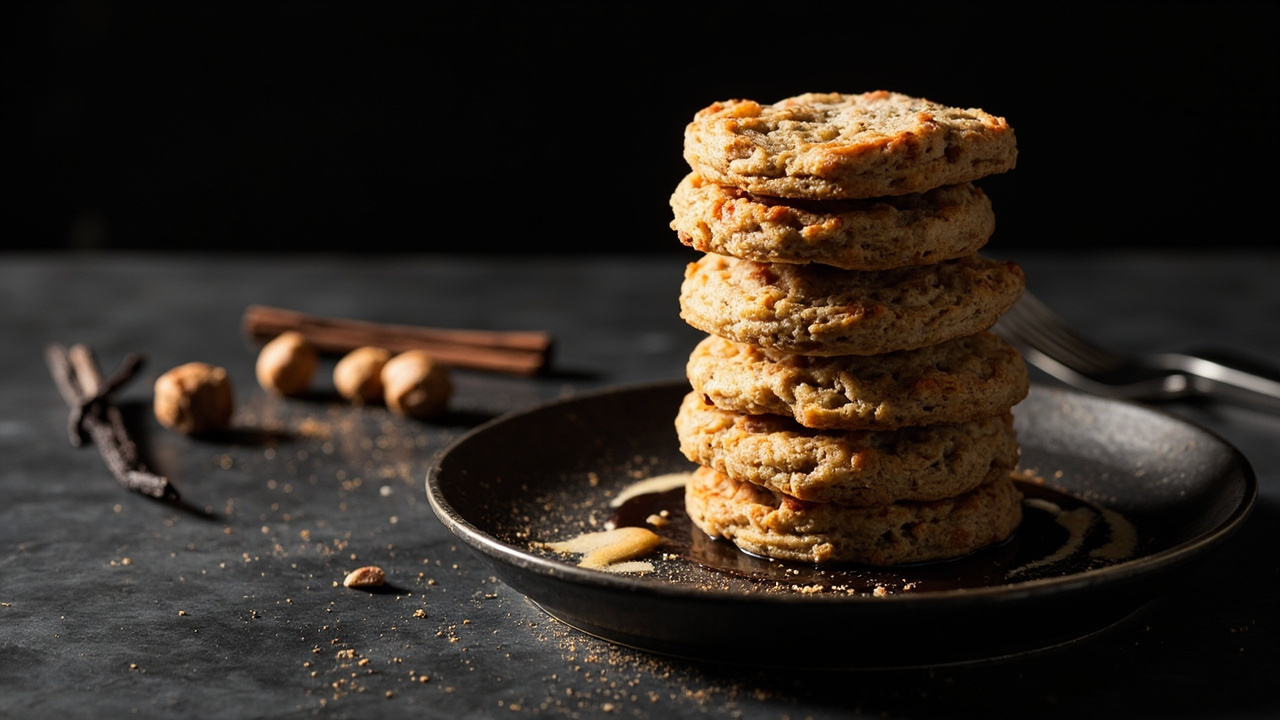 Speculoos Buckwheat Financier Stack