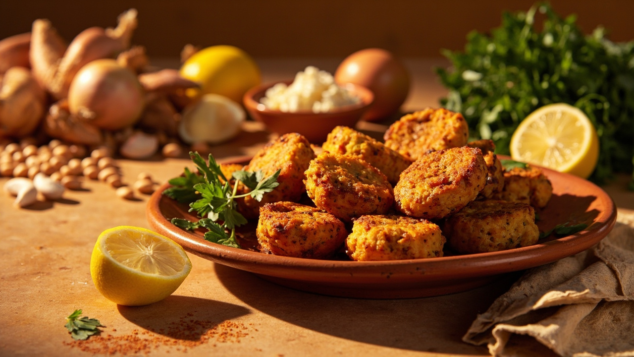 Spiced Pinto Bean Fritters with Smoked Paprika and Lemon