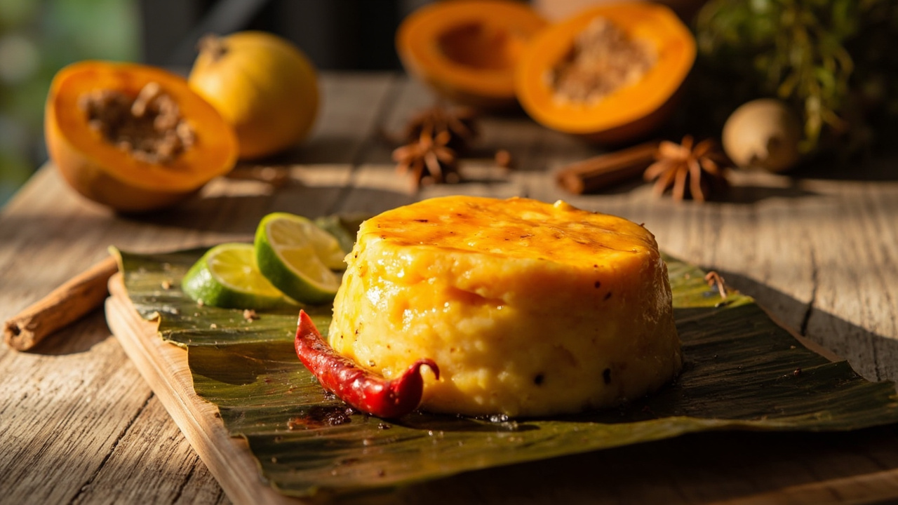 Star Anise Pumpkin Custard with Cinnamon and Cloves