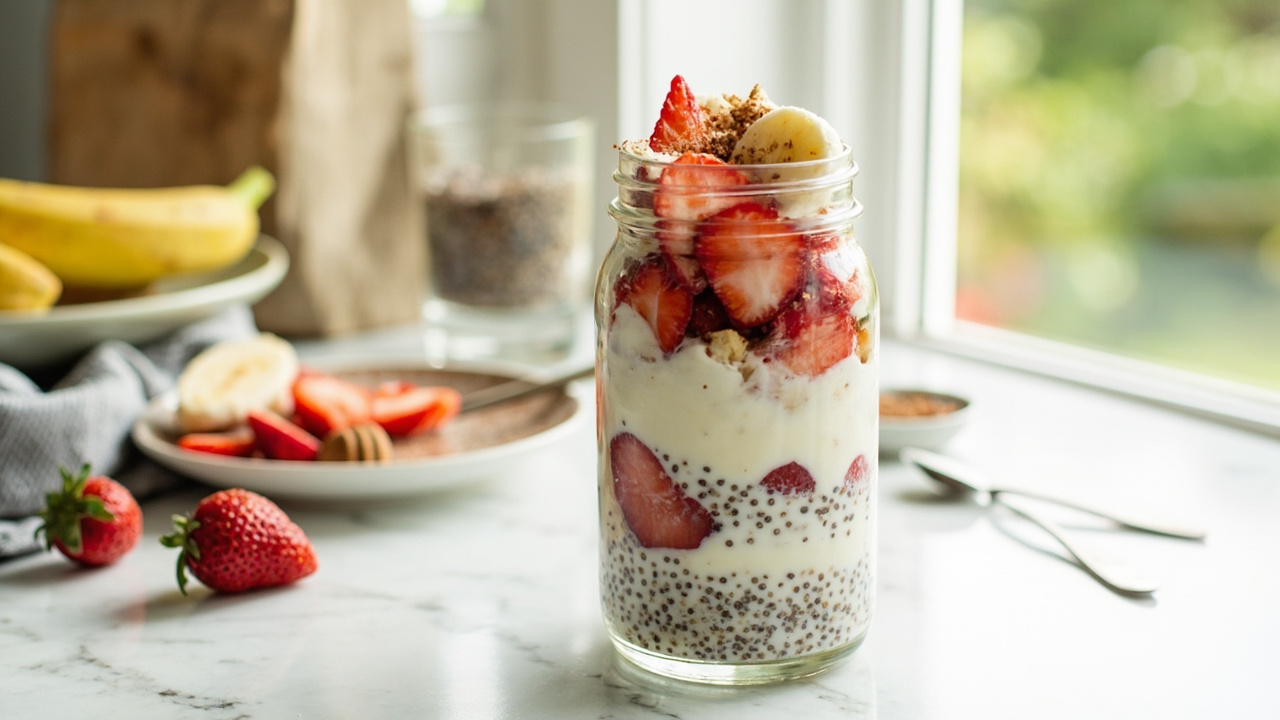 Strawberry Chia Breakfast Parfait