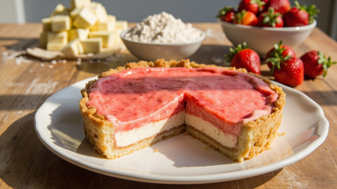 Strawberry Cream Cheese Tart