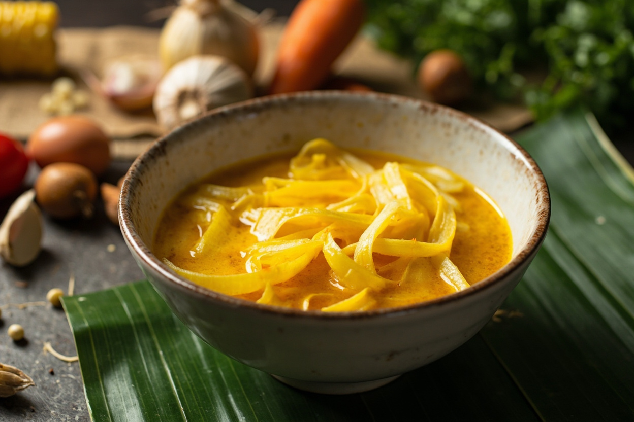 Sweet Corn and Egg Ribbon Soup