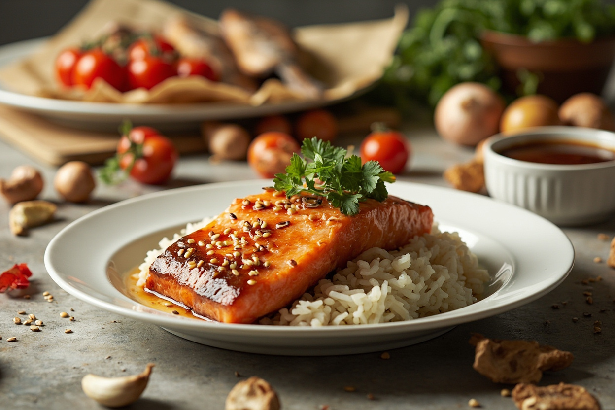 Sweet Soy Caramel Salmon