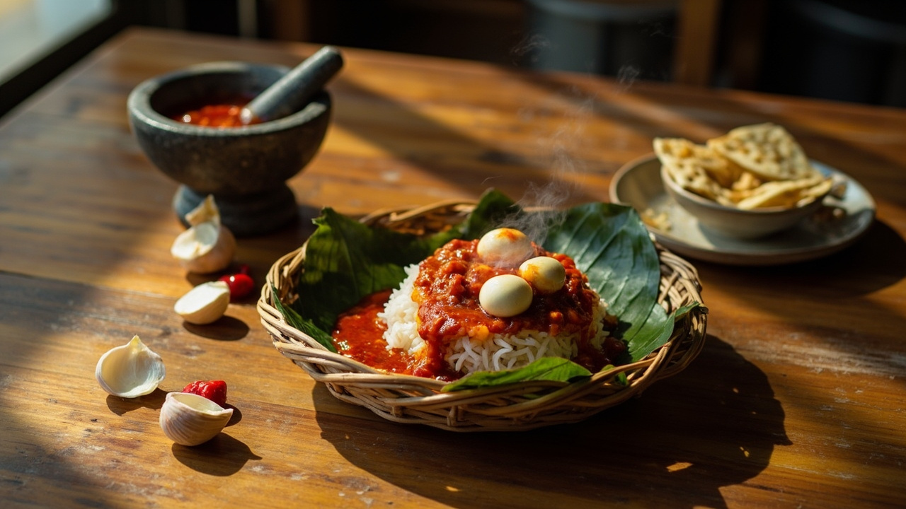 Telur Bumbu — Braised Eggs in Savory Sauce
