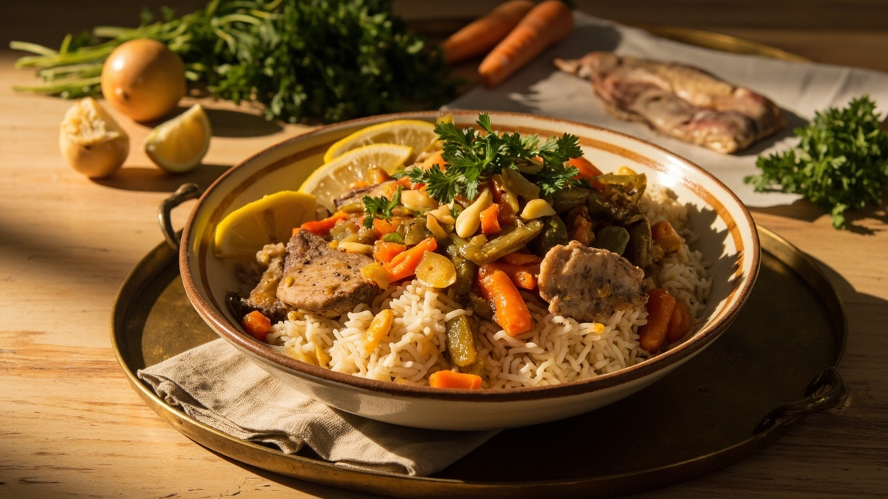 Thiébou Djen with Carrot and Cashew
