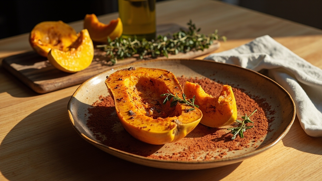Thyme-Roasted Butternut Squash with Smoked Paprika