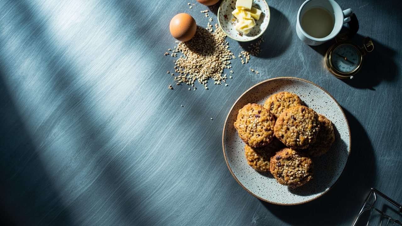 Toasted Sesame Buckwheat Cookies