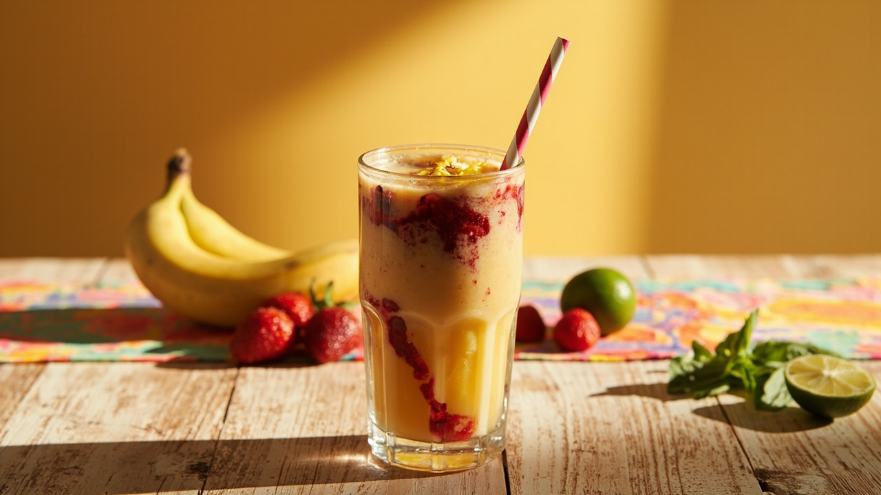 Tropical Mango Lassi Swirl