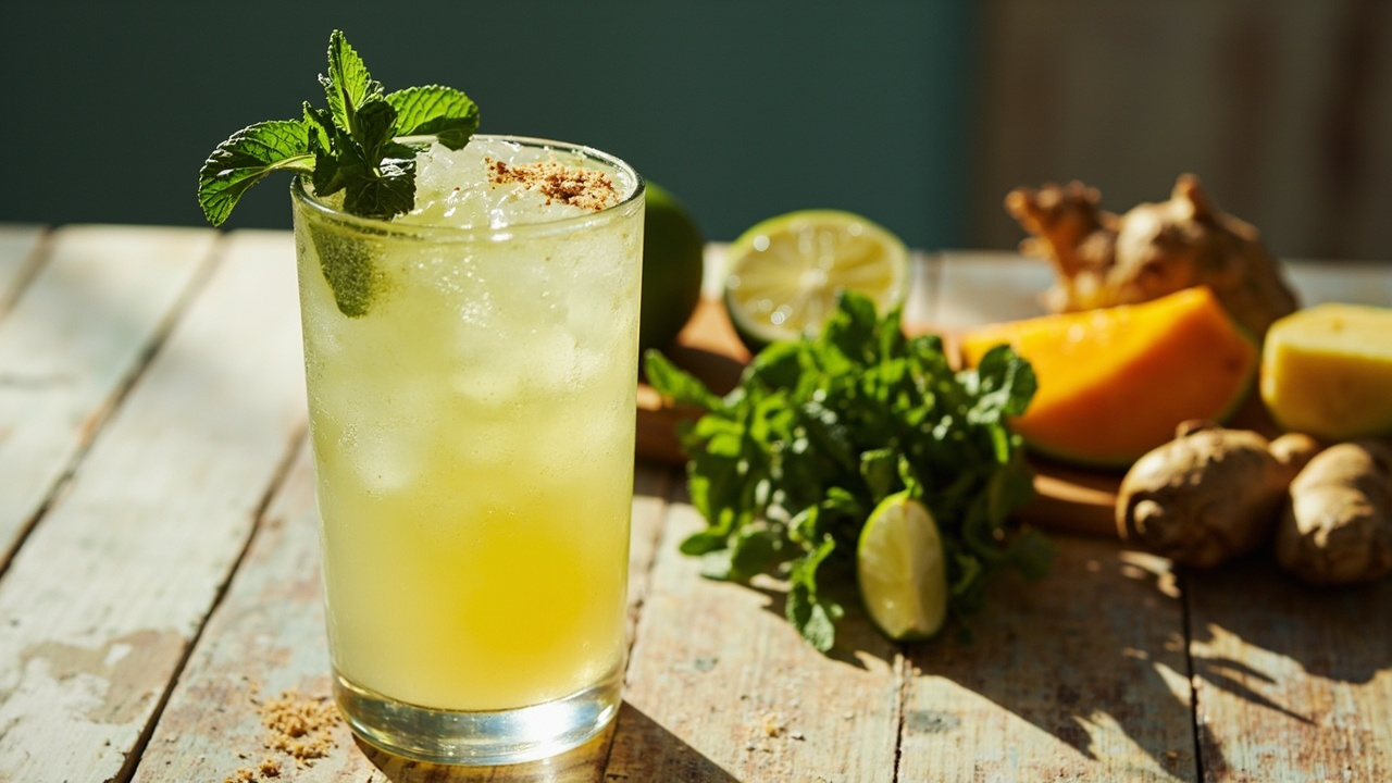 Tropical Mint Fizz del Paraiso