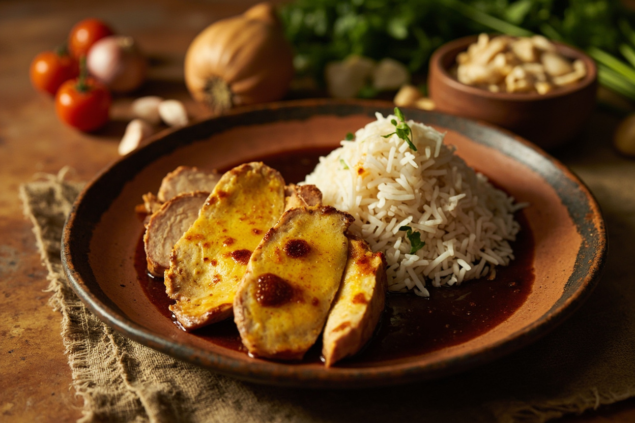 Turmeric and Ginger Pork Loin Skillet