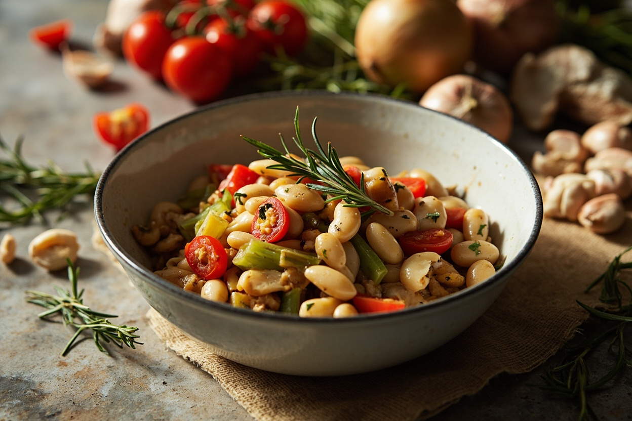 Tuscan White Bean and Rosemary Braise