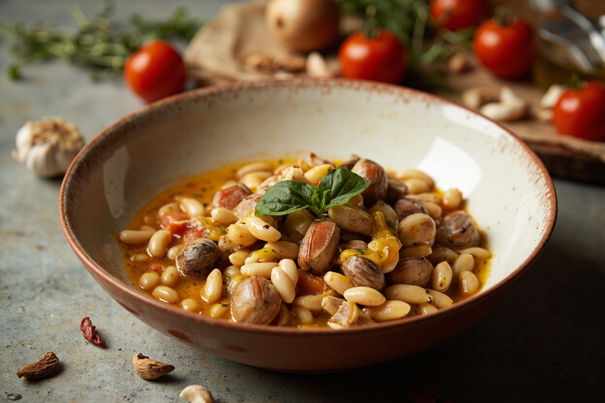 White Bean and Clam Stew with Tomato