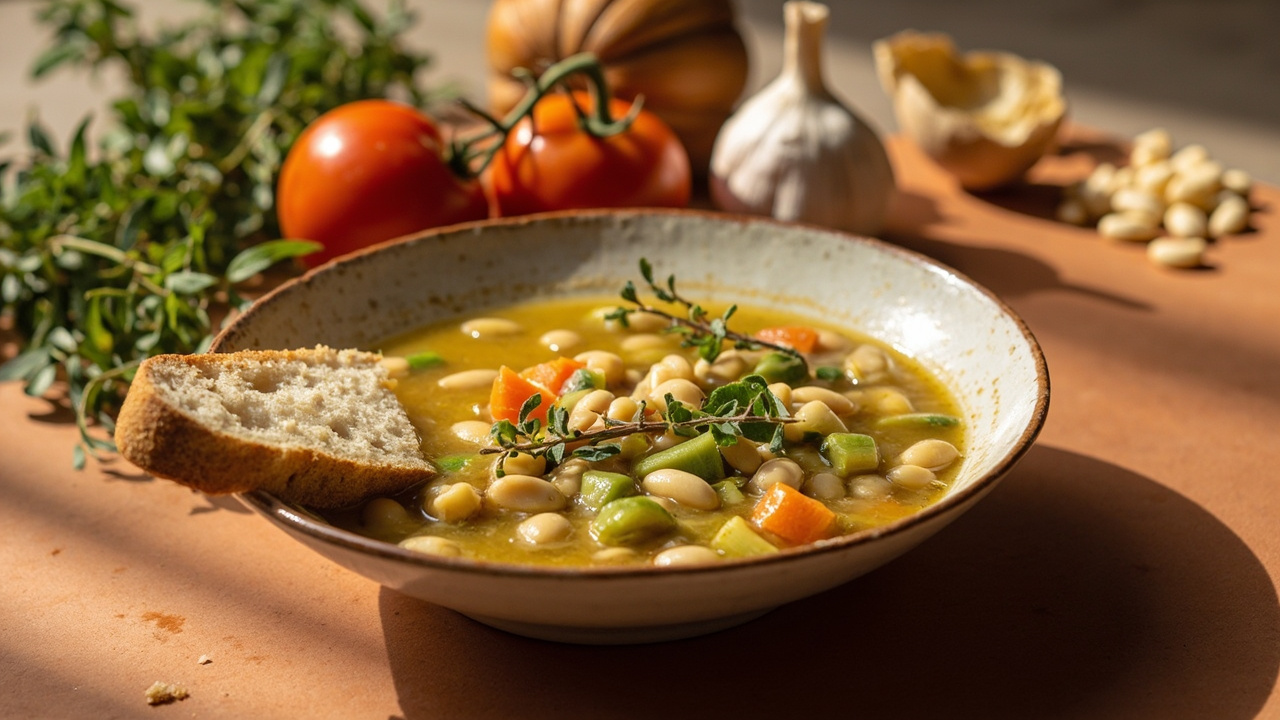 White Bean and Zucchini Stew with Thyme